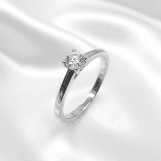 SOLITARIO ORO 18K BRILLANTE 0.40 CT