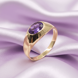 ANILLO TYNEL ORO 18K AMATISTA