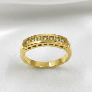 Anillo Oro 18K Tynel con Brillantes