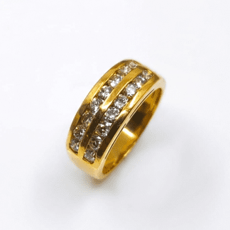 Anillo Tynel Oro 18K con Brillantes