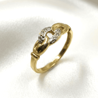 Anillo Tynel Oro 18k con Diamantes