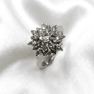 Anillo Tynel Oro 18K Vintage Brillantes