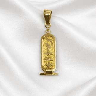 Colgante Tynel cartucho egipcio oro 18k