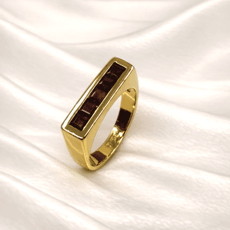 Anillo Tynel oro 18k y rubíes