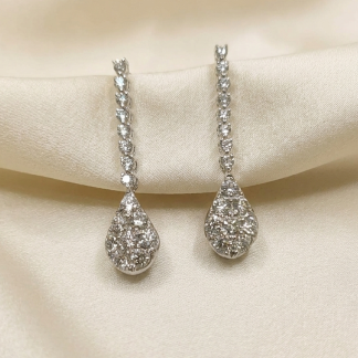 Pendientes Tynel oro 18k brillantes