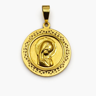 Medalla Virgen Niña oro 18k