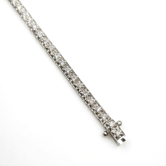 Pulsera Riviere Oro 18k y 1ct Brillantes