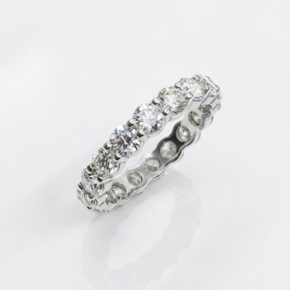 Alianza de Brillantes en Oro 18k - 3 ct