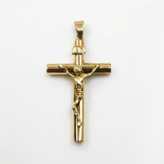 Cruz con Cristo oro 18k