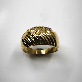 Anillo oro 18k y brillantes imagen 1