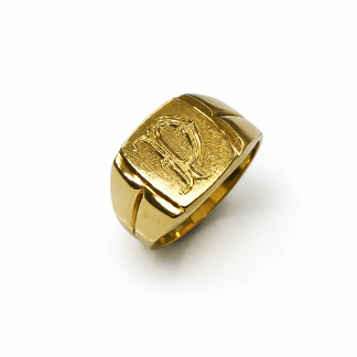 Sello oro 18K letra P nº 26 - Imagen 1